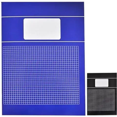 Verhaak 5-pak schriften - Ruit 5mm - A4 Formaat - Basic - Rood / Blauw / Zwart