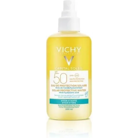 Vichy Capital Soleil Zonnebrand water SPF50 - 200ml - hydratatie