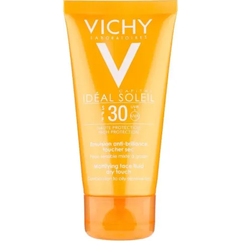 Vichy Idéal Soleil Dry Touch Zonnebrand Crème SPF30 - 50 ml - Matteert