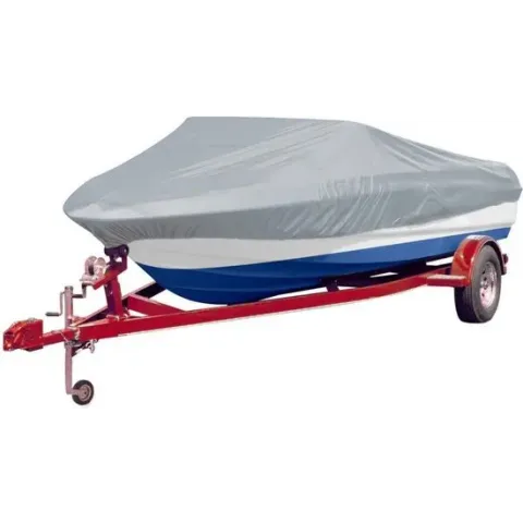 vidaXL - Afdekhoes Boothoes grijs 519-580 cm (lengte) 244 cm (breedte)
