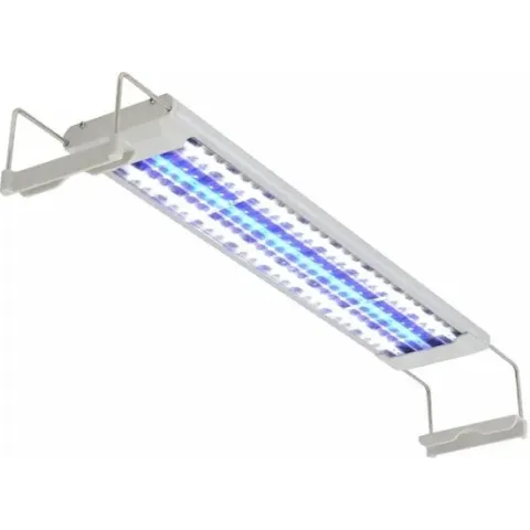 vidaXL Aquarium Led-lamp 50-60 cm - Aliminium - IP67