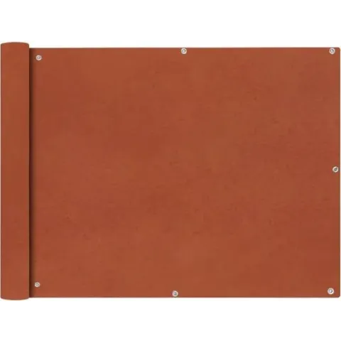 vidaXL Balkonscherm Oxford textiel 90x400 cm terracotta