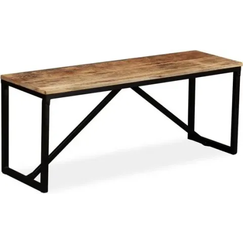 vidaXL Bankje 110x35x45 cm massief mangohout