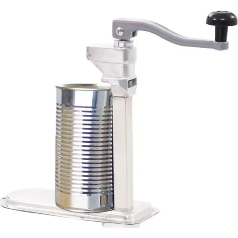 vidaXL Blikopener 70 cm aluminium en roestvrij staal zilverkleurig