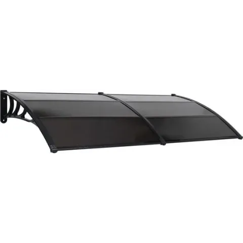vidaXL Deurluifel 240x100 cm PC zwart