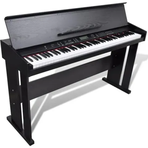 vidaXL Elektronische/Digitale piano met 88 toetsen en bladhouder