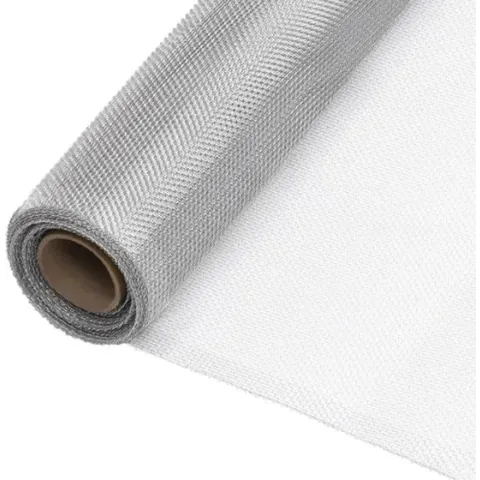 vidaXL Gaas 80x1000 cm aluminium zilverkleurig