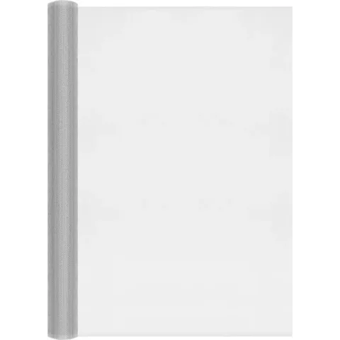 vidaXL Gaas 80x500 cm aluminium zilverkleurig