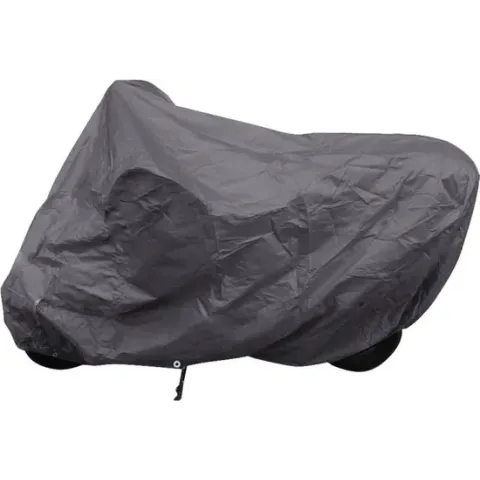 vidaXL - Grijze polyester motorhoes 246 x 105 x 127 cm