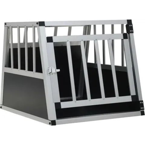 vidaXL Hondenbench met enkele deur 54x69x50 cm