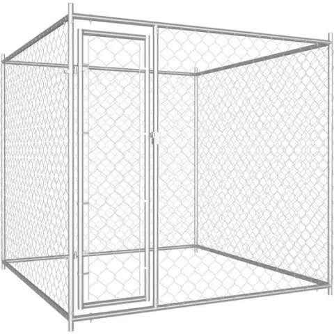 vidaXL Hondenkennel voor buiten 193x193x185 cm