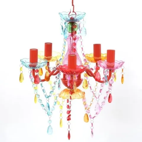 vidaXL - Kroonluchter - 5 Lichts - Multicolor