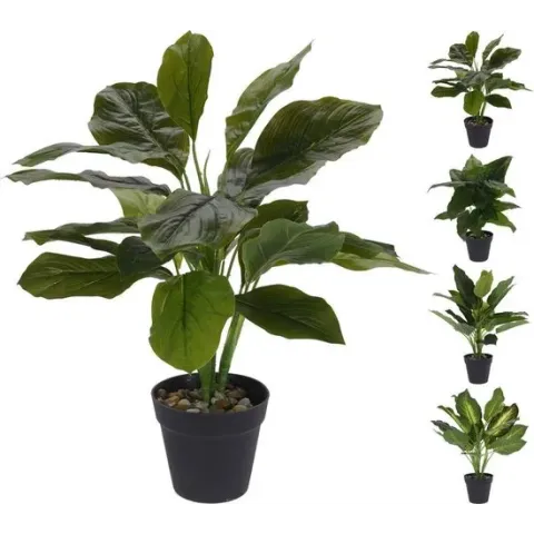vidaXL Kunst monstera plant met pot 45 cm groen