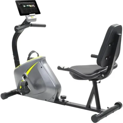 vidaXL Ligfiets hometrainer magnetisch met hartslagmeter