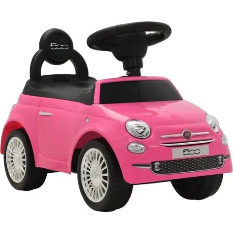vidaXL Loopauto Fiat 500 roze