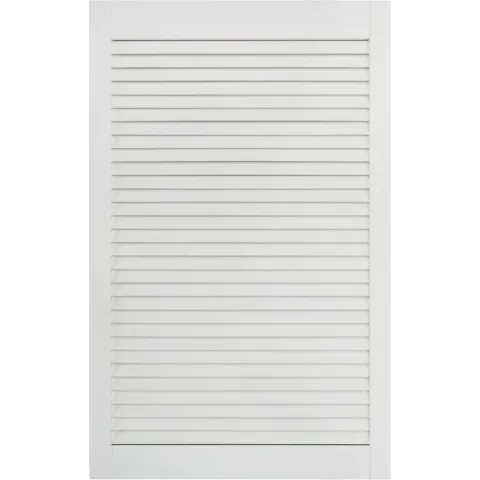 vidaXL Louvredeur 99.3x59.4 cm massief grenenhout wit