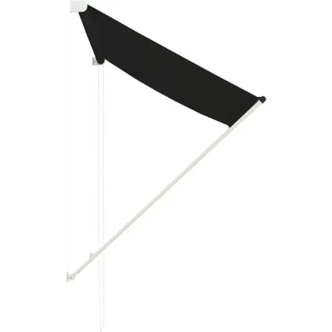 vidaXL Luifel uittrekbaar 100x150 cm antraciet  VDXL_145891