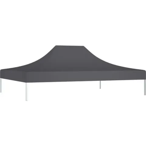vidaXL Partytentdak 270 g/m² 4.5x3 m antracietkleurig