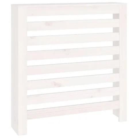 Vidaxl Radiatorombouw 79,5x19x84 Cm Massief Grenenhout Wit