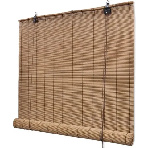vidaXL Rolgordijn 120x160 cm bamboe bruin