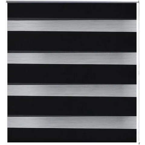 vidaXL - Rolgordijn (wonen) Duo - 40x100cm - zwart 240184