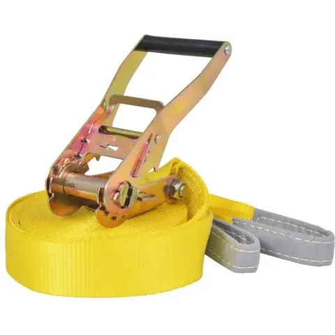 vidaXL Slackline 15 m x 50 mm 150 kg geel