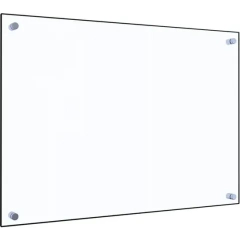 vidaXL Spatscherm keuken 100x60 cm gehard glas transparant