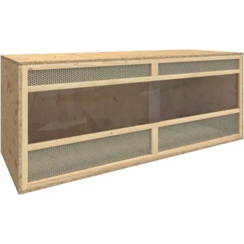 vidaXL Terrarium 120x50x50 cm bewerkt hout