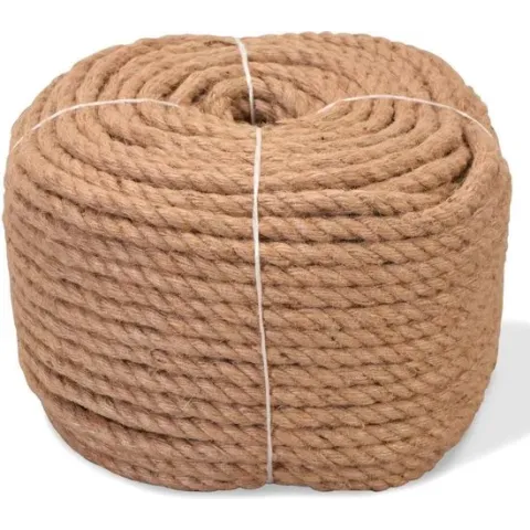 vidaXL Touw 100% jute 8 mm 500 m