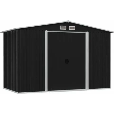 vidaXL Tuinberging 257x205x178 cm staal antraciet