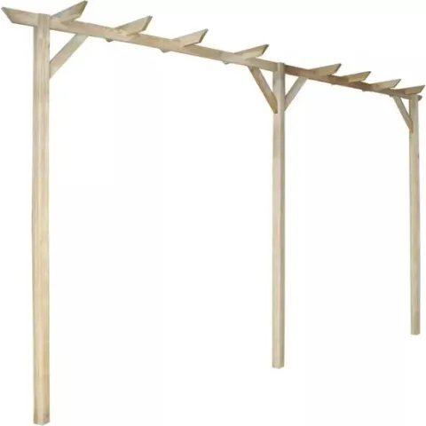 vidaXL Tuinpergola 400x40x205 cm FSC Hout