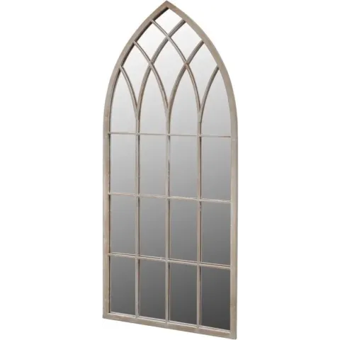 vidaXL Tuinspiegel gotisch boogvormig 115x50 cm