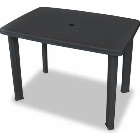 vidaXL Tuintafel 101x68x72 cm kunststof antraciet