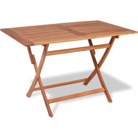 vidaXL Tuintafel inklapbaar 120x70x75 cm massief teakhout