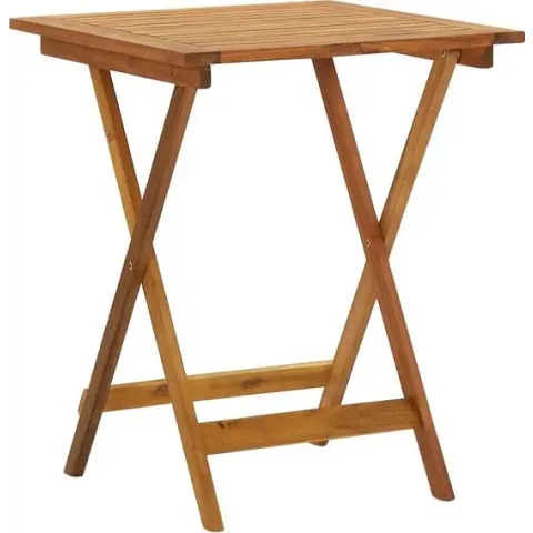 vidaXL Tuintafel inklapbaar 60x60x75 cm massief acaciahout