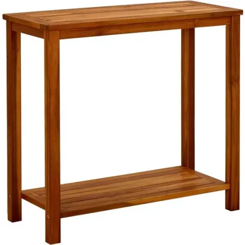 vidaXL Tuinwandtafel 80x35x75 cm massief acaciahout