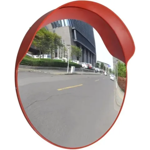 vidaXL Verkeersspiegel voor buiten 60 cm (oranje)
