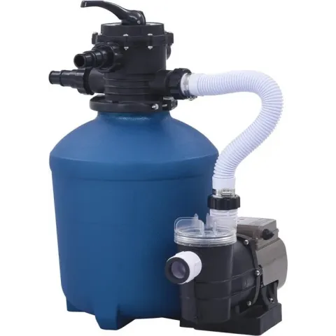 vidaXL Zandfilterpomp met timer 530 W 10980 L/u