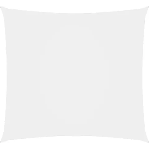 vidaXL Zonnescherm vierkant 2,5x2,5 m oxford stof wit