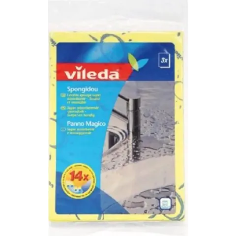 Vileda Spongidou Doekjes 1 verpakking met 3 doekjes
