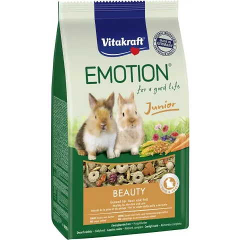 Vitakraft Emotion Beauty Selection Junior Konijn - Konijnenvoer - 600 g