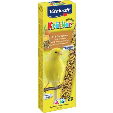 Vitakraft Kanarie Kracker Ei Vogelsnack - 2 stuks