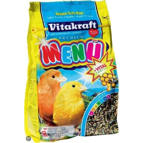 Vitakraft kanariezaad premium menu - 500 gr