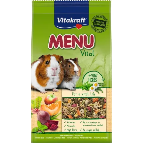 Vitakraft Vital Menu voor Cavia's  3kg. Cavia Caviavoeding Caviavoer