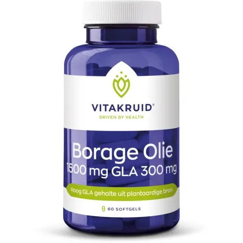 Vitakruid / Borage Olie 1500 mg GLA 300 mg - 60 softgels