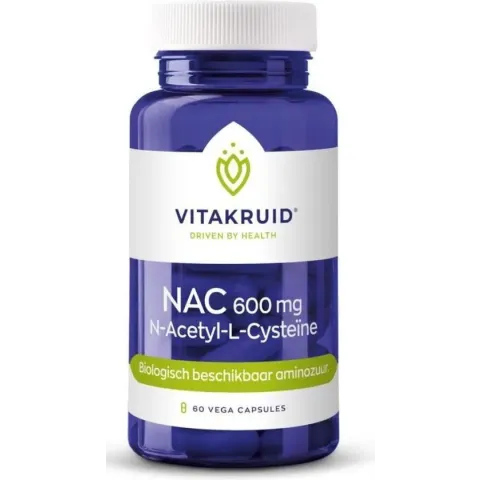 Vitakruid / NAC 600mg n-acetyl-l-cysteine - 60 vcaps