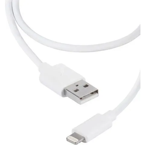 Vivanco LIGHTNVVUSBCABLE12 1.2m Lightning USB A Wit mobiele telefoonkabel