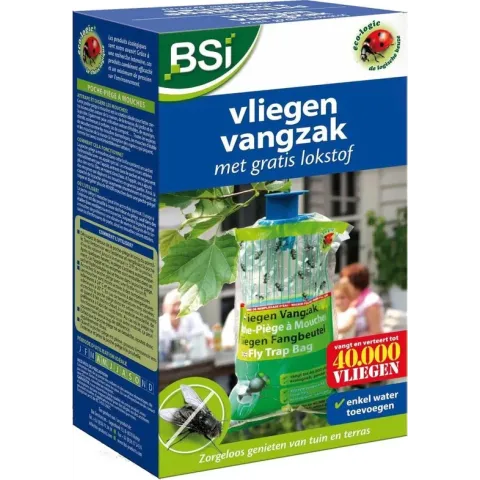 Vliegenvangzak - Vliegen vangzak met lokstof 40000 vliegen