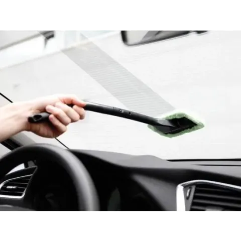 Voorruitreiniger voor auto - handvat + x 2 doek + verstuiver