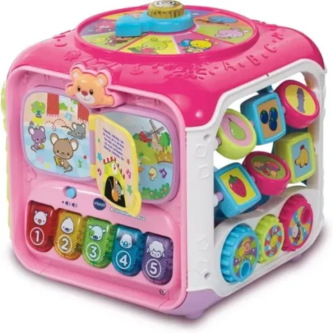 VTech Baby Activiteiten Kubus Roze - Interactieve kubus
